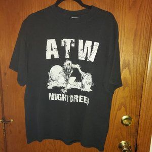EARLY 2000'S RARE ALLERGIC TO WHORES NIGHT BREED PUNK BAND T-SHIRT SIZE LARGE